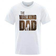 The Walking Dad Funny Street Printed t-shirt uomo Fashion Summer Tshirt sciolto cotone oversize