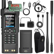 BAOFENG UV-32 GPS Walkie Talkie 10W Air Band Bluetooth Programmierung Drahtlose Kopierfrequenz Vollband FM Long Range Two Way Radio