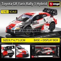 Bburago 1:43 Toyota GR Audi Corvette C8R Alfa Porsche Legierung Luxus Fahrzeug Diecast Pull Back Autos Modell Spielzeug Sammlung Geschenk