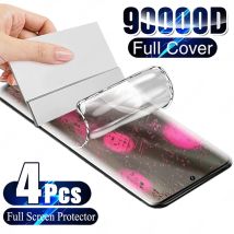 4Pcs Hydrogel Film Screen Protector Für Samsung Galaxy S22 S21 S23 S25 Ultra S24 S20 S23 FE Hinweis 20 10 plus A51 A52 A53 Film