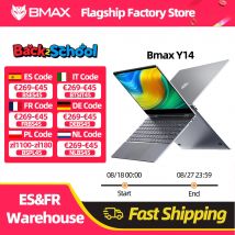 BMAX-ordenador portátil Y14 de 14 pulgadas, Notebook con Windows 11, 16GB de RAM, LPDDR5, 512GB SSD, 1920x1080 IPS, Intel N100