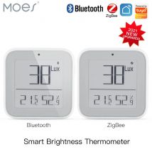 MOES Smart ZigBee Bluetooth Mesh Helligkeit Thermometer Licht Temperatur Feuchtigkeit Detektor Sensor Tuya Smart App Steuerung