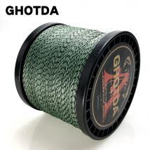GHOTDA 8 Stränge 100 0M 500M 300M 100M Camouflage PE Geflochtene Angelschnur Multifilament Salzwasser Angeln spinnt