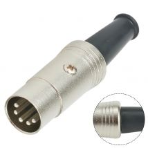 5-poliger Din-Stecker Midi-Stecker Kabel Kabel Audio-Adapter Stecker Inline-Stecker Hochwertiges Audio-Adapter-Zubehör
