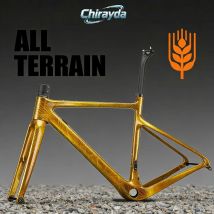 CHIRAYDA 2026 NEUER T1100 Carbon Gravel Fahrradrahmen 700 * 40C Vollständig verstecktes Kabel Carbonrahmen Gravel Scheibenbremse Rennrad Rahmenset