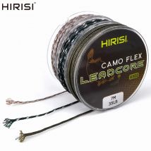 1 stücke 35LB 7M Leadcore Karpfen Angeln Tackle Linie Machen Karpfen Haar Rigs 3 Farbe Geflochtene Blei Linie