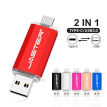 Hochgeschwindigkeits-TYPE-C USB 2.0-Flash-Laufwerk, 64 GB, drehbarer OTG-Stick, 32 GB, 128 GB, 256 GB, Memory Stick für Mobiltelefone, schwarzes Pendrive