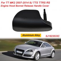 8J1823533C Copertura della maniglia di rilascio del cofano del cofano motore per auto in lega di alluminio LHD per TT MK2 2007-2014 8J TTS TTRS RS