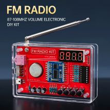 Zestaw do samodzielnego montażu radia FM RDA5807 87-108MHz, odpowiedni do nauki w szkole i dla entuzjastów majsterkowania itp.