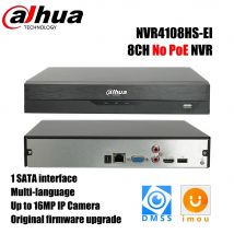 Dahua NVR4108HS-EI NVR 8CH Grabador de vídeo en red compacto 1U 1HDD WizSense