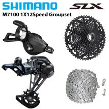 SHIMANO Deore SLX M7100 1X12S Przerzutka tylnej przerzutki M6100 Łańcuch SUNSHINE HG Kaseta 12S 46T 50T 52T Części rowerowe