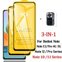 Redmi Note12 Pro Glass,Redmi-Note 13 12 11 10 S Glass For Xiaomi 11T 12T Pro 13T Redmi Note 10s 11 Tempered Glass Redmi Note 10 11S 10S Protective Film redmi note 12s Screen Protector Redmi Note 12