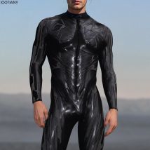 Herren Cyber ​ ​ mechanische Rüstung Body Punk Cosplay Body Steampunk Kostüm Halloween Party Show Festival Performance Set