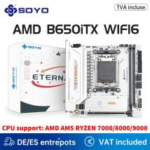 Placa base para juegos SOYO Eternal B650ITX WiFi de doble canal DDR5 AM5 compatible con placa base AMD Ryzen 9600X 9800X PCIE5.0 NVME SATA3