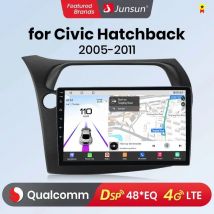 Junsun Android13 Qualcomm 8 Core Wireless CarPlay for Apple Android auto Car Radio For Honda Civic Hatchback 2005-2011 Autoradio