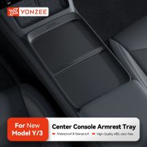 YZ Per Tesla Modello Y Juniper 2025 Modello 3 Highland 2024 2025 Console Centrale Organizer Vassoio Bracciolo Scatola di Immagazzinaggio Vassoio Accessori