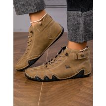 Outdoor Hiking Shoes with Wear-resistant High Top Design Sports Shoes with Comfortable Foot Feel Casual Life 2025 White Boots