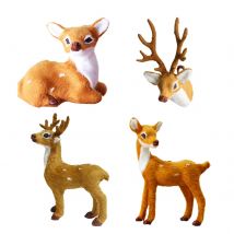 Hirsch Ornament praktische kreative Desktop-Ornament einfach zu verwenden Tier dekoration für Auto Desktop Schlafzimmer Wohnzimmer Bücherregal