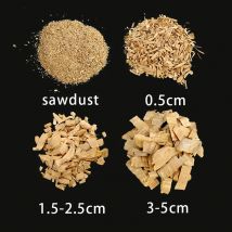 500g Apple Wood Chips For Smoke Generator Smoking Sawdust Hickory Cherry Oak Wood BBQ Grilling Chunks Flavor Cook Bacon Fish