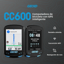 GEOID CC600 ordenador de bicicleta pantalla a Color inalámbrica velocímetro de bicicleta ANT + WIFI velocímetro de ciclismo IPX7 odómetro impermeable