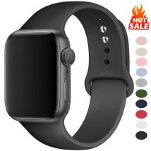 Silikonarmband für Apple Watch-Armbänder 40 mm 49 mm 44 mm 45 mm 42 mm 41 mm 38 mm 44 mm Sportarmband iWatch Serie 9 8 7 6 SE Ultra 2