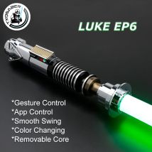 TXQSABER Neo Pixel Lightsaber Proffie Smooth Swing RGB 16 Soundfonts Metal Handle Cosplay Laser Sword Luke Skywalker EP6 Replica