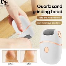 Wiederaufladbarer elektrischer Fußschleifer, dickes Leder, Polieren, sanftes Peeling, schmerzloser Hornhautentferner, Pediküre-Werkzeuge