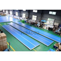 Gymnastik-Luftmatte, 8 m, 9 m, 10 m, aufblasbare Luftkissenbahn, Trommelmatte, aufblasbare Fußmatten mit Pumpe
