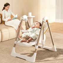 Sedia da pranzo per bambini pieghevole leggera Sedile per bambini portatile a dondolo due in uno ad alta vista Consegna UE