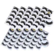 5/10/20/50 Boxes 3D Mink Lashes False Eyelashes Handmade Wispy Fluffy Long Lashes Natural Eye Makeup Tools Eye Lashes g806 g800