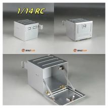 Scaleclub Modell 1/14 für Regal Volvo Upgrade Metall-Werkzeugkasten für Tamiya Scania 770S MAN Benz Volvo RC Anhänger Kipper Auto DIY-Teil