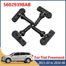 Per il 2011 2012 2013 2014 Fiat Freemont 500L 56029398AB 4PCS Sistema di monitoraggio della pressione dei pneumatici Sensore TPMS 433MHZ 56029398AA