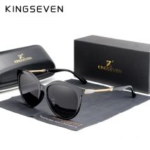 KINGSEVEN 2024 Polarisierte frauen Sonnenbrille Gradienten Objektiv Luxus sonnenbrille Marke Lentes de sol Mujer