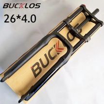 Bucklos Snow Beach Fahrrad gabel 26*4,0 Zoll Fahrrad Fett gabel ultraleichte Luftfederung BMX MTB DH Gabel Doppels ch ulter Fahrrad teil