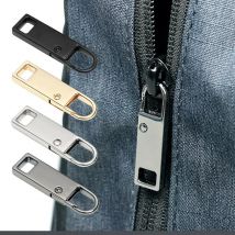 Tirante con cerniera staccabile da 4 pezzi/8 pezzi, accesso con cerniera di ricambio multicolore per Jeans e zaino, strumenti per cucire