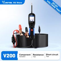 VDIAGTOOL V200 12V/24V Strumenti sonda circuito di alimentazione 40FT/12M Tester circuito auto cavo con tensione AC/DC/test resistenza