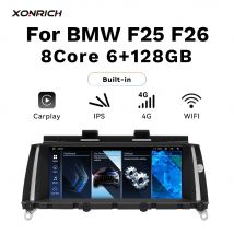 Wireless Carplay Android 14 Autoradio per auto per BMW X3 F25 X4 F26 CIC NBT navigazione IPS schermo