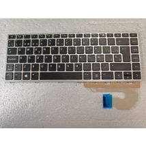 Spanische Tastatur für HP EliteBook 840 G5 840 G6 846 G5 745 G5 G6 ZBook 14u G5 G6 silberner Rahmen ohne Hintergrundbeleuchtung