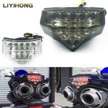 Per Yamaha FZ600 FZ6 FAZER 2004 2005 2006 2007 2008 2009 Moto Fanali posteriori a LED gruppo freno con fanale posteriore sterzo