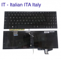 Tastiera retroilluminata N580 IT/GK/HU/LA per Asus VivoBook N580V N580VD N580VN N580GD, retroilluminazione della tastiera latina italiana greca ungherese