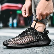 Schuhe Männer Laufschuhe Für Männer Turnschuhe Atmungsaktive Casual Sommer Licht Outdoor Lace Up Sport Wanderschuhe Fitness Jogging