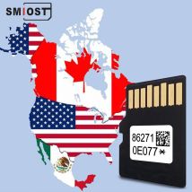 Ultime mappe Aggiornamento Navigazione 2025 per USA CAN MEX Scheda GPS per auto per Toyota 4Runer Navi Camry Corolla GPS Memoria SD 86271-0E077