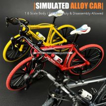 Mini 1:8 Neue Modell Legierung Fahrrad Diecast Finger Berg Simulation Metall Biegung Rennrad Sammlung Geschenke Spielzeug für kinder