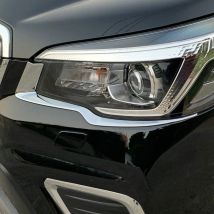 Embellecedores cromados para faros delanteros, accesorios para Subaru Forester SK 2019 2020 2021