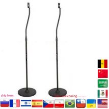 (1 Paar)DL-SF01 100 cm 110 cm 120 cm verstellbarer universeller Surround-Sound-LAUTSPRECHER-Bodenhalterung Halterung Ständer Rack