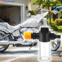 Motorrad Schneeschaum Sprühflasche für Gartenschlauch, Hochdruck-Wasserpistolendüse, Fahrradwaschreiniger-Werkzeug