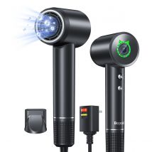 Professioneller Hochgeschwindigkeits-Haartrockner mit 1600 W 110000 RPM Bürstenloser Kalt- und Heißgebläse Geräuscharmer Haartrockner für den Heim-Salon, schnell trocknend