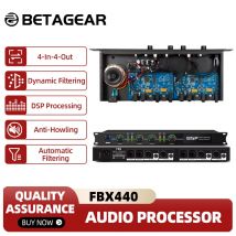 Betagear FBX440 sound system ausrüstung Feedback Unterdrückung Prozessor Destroyer Suppressor dsp