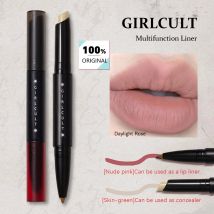 Girlcult Fodera multifunzione Daylight Rose, Texture a matita-crema, Paayoff di colore naturale, Ombretto/Eyeliner/Labbra multiuso, Uso quotidiano