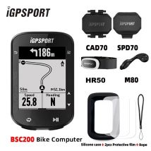 IGPSPORT BSC200 Computer GPS Fahrradcomputer Blau ANT 2,6 Zoll Wasserdicht Drahtlose Fahrrad Stoppuhr Computer Leistungsmesser